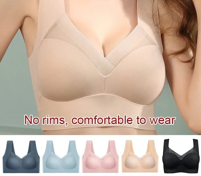 Bras No Wire Push Up Breathable Bras On Clearance Woman's Comfortable Lace  Breathable Bra Underwear No Rims 