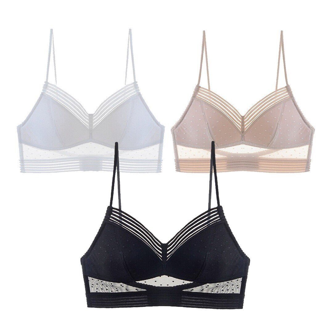 Starry Bra - Low Back Wireless Lifting Lace Bra for Backless Dress, Deep V  Invisible Push Up Bra